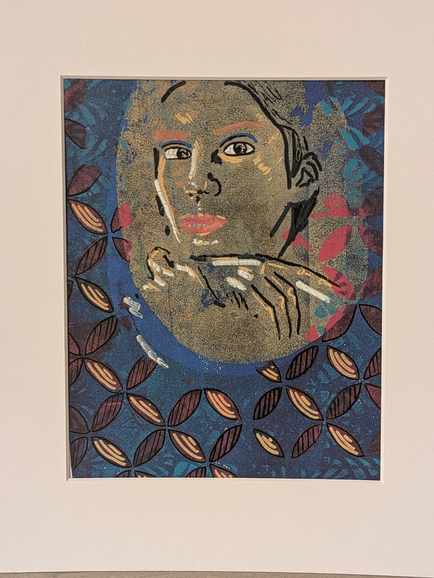 Through the glass print