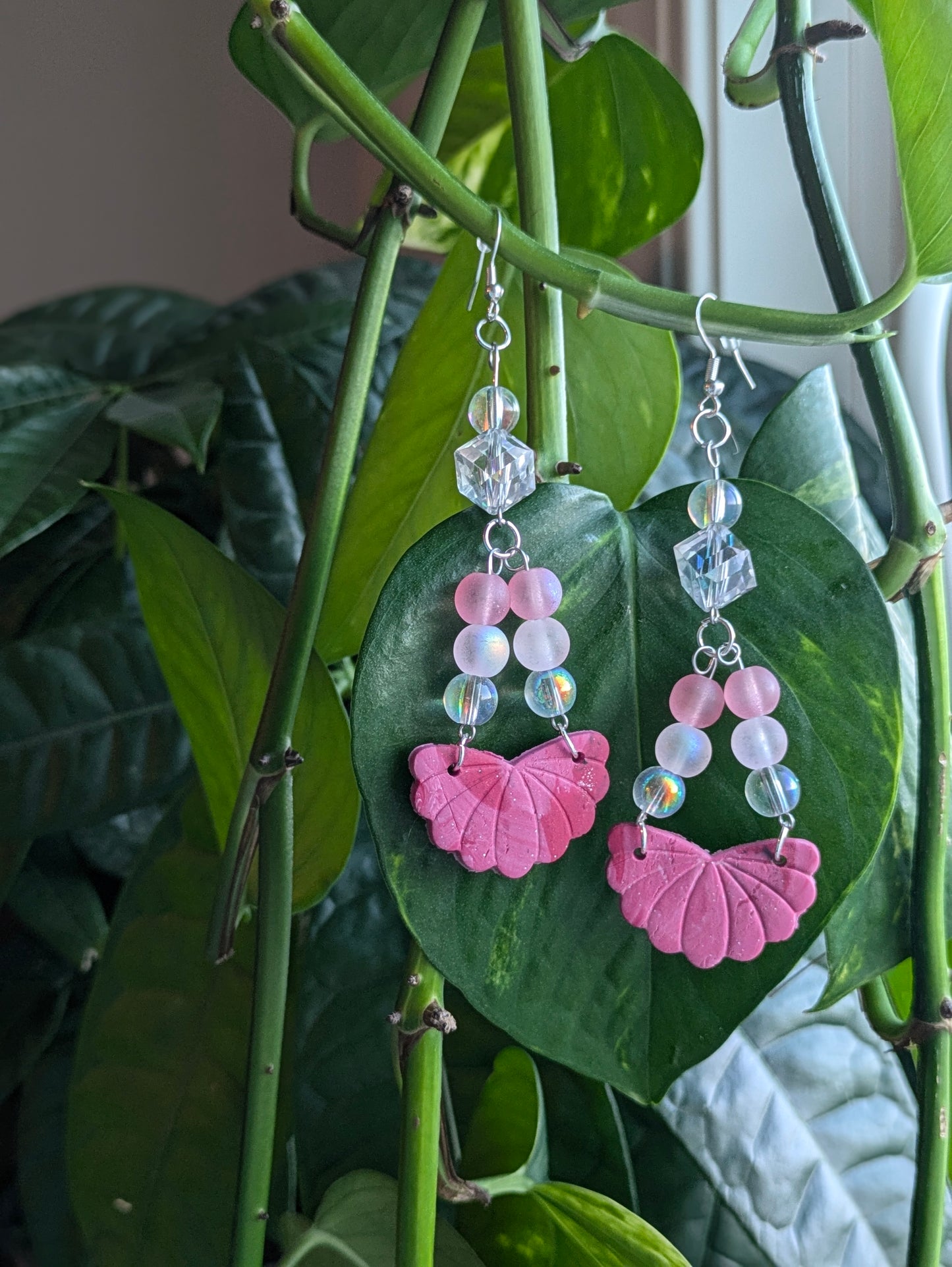 Pink dangles