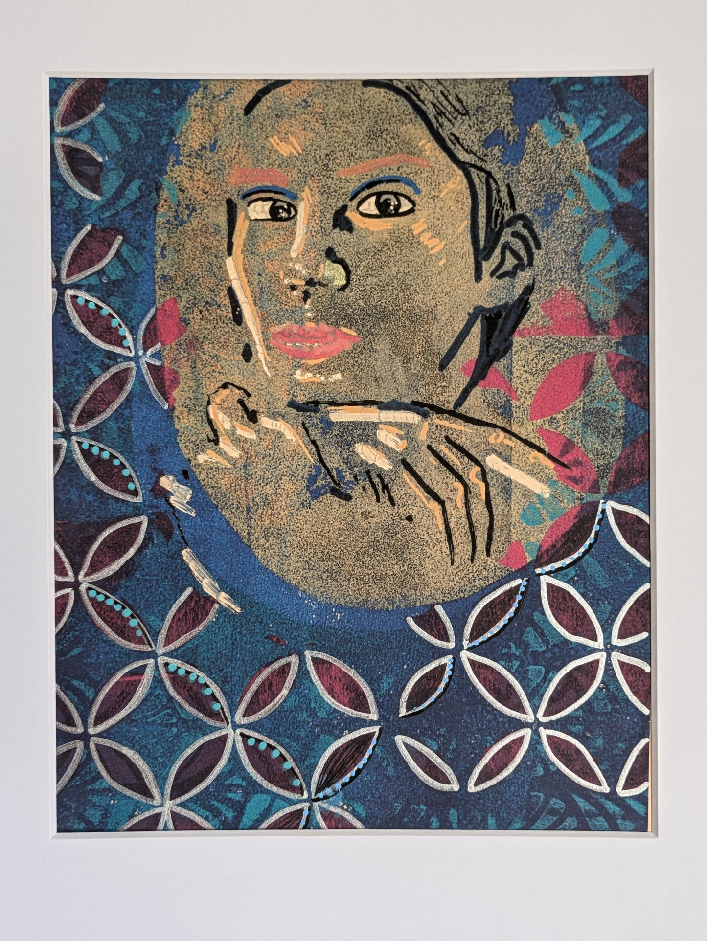 Through the glass print