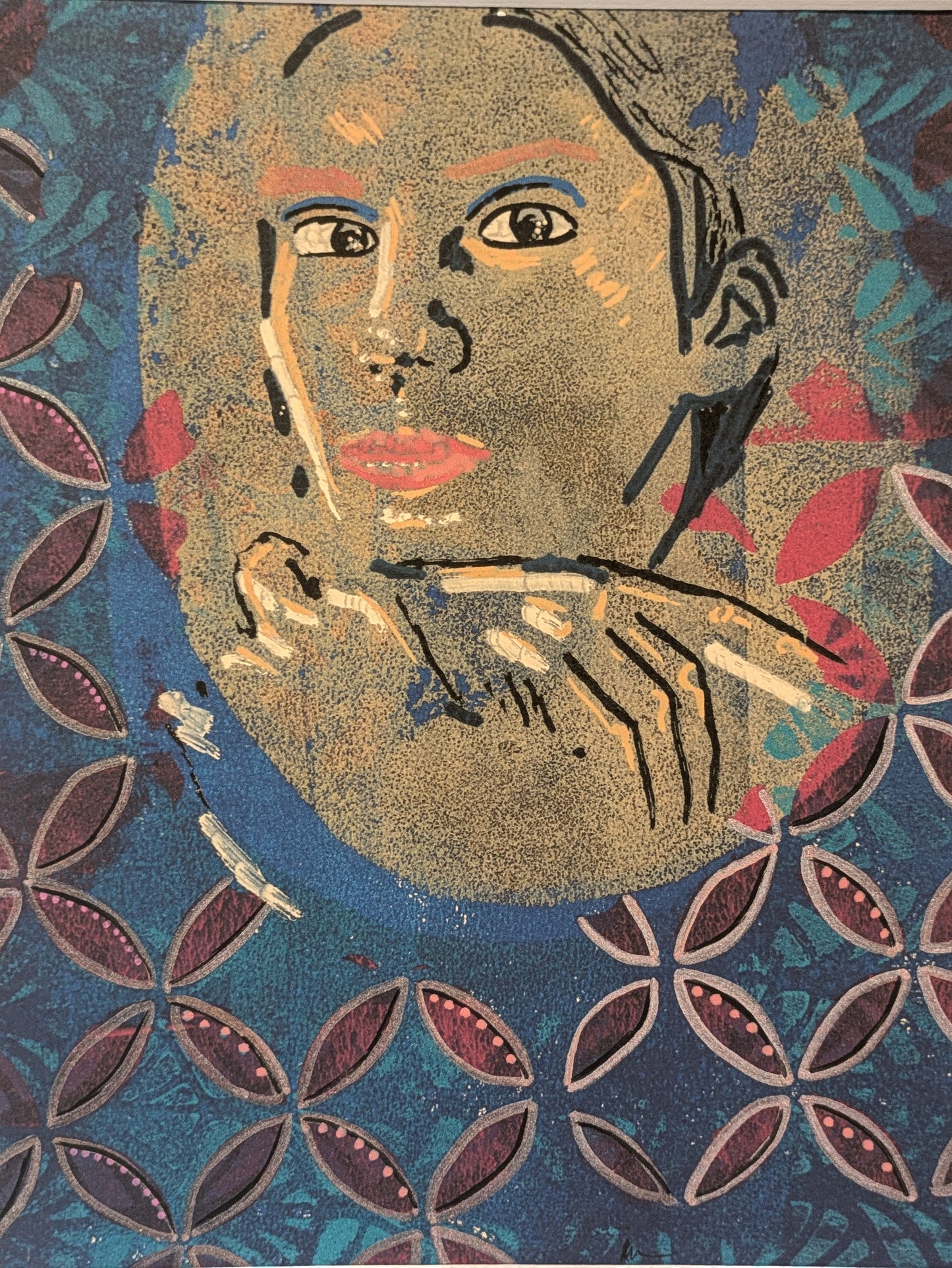 Through the glass print