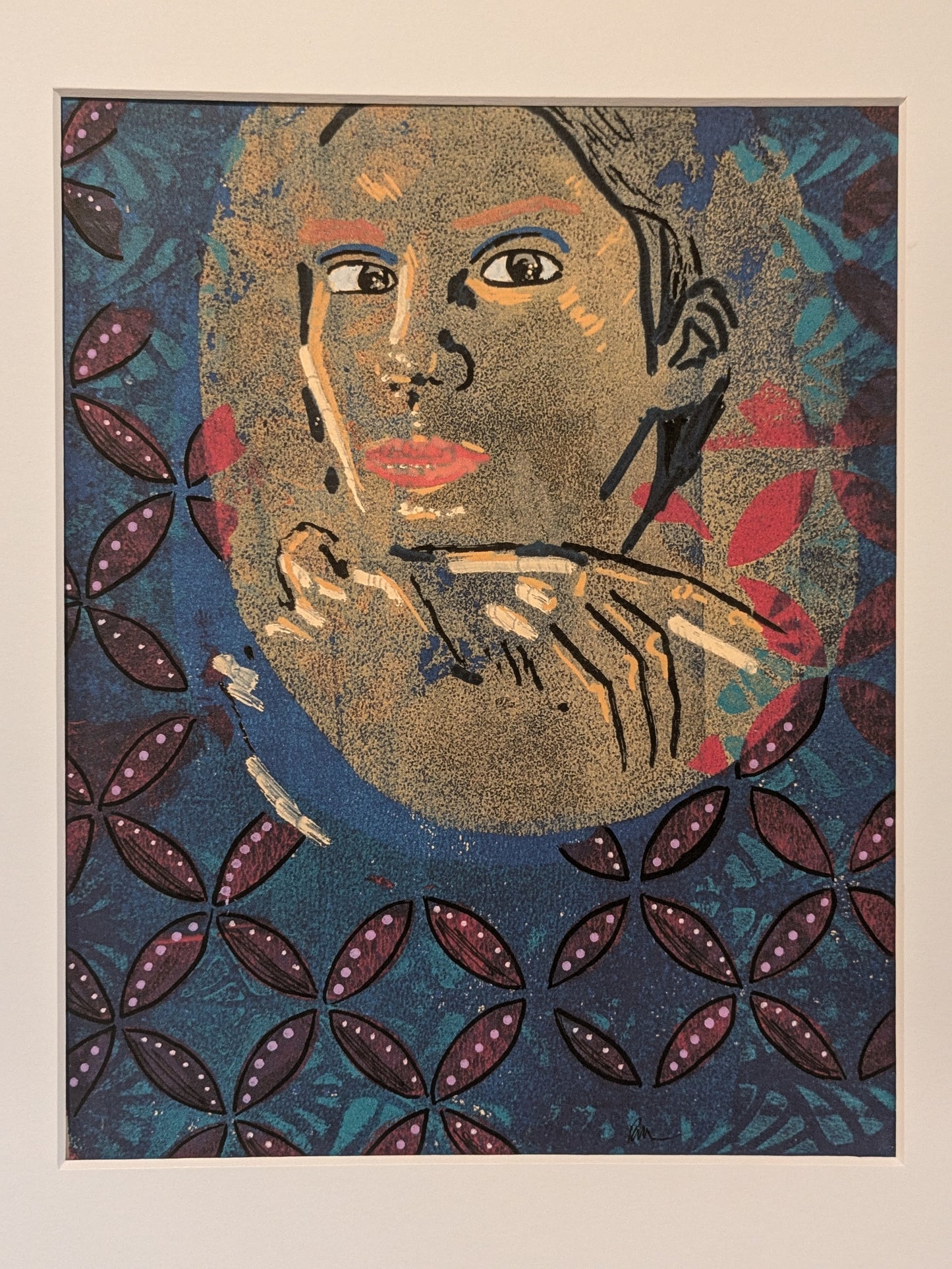 Through the glass print