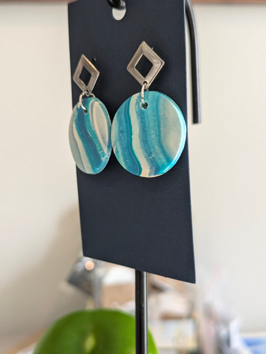 Blue earrings