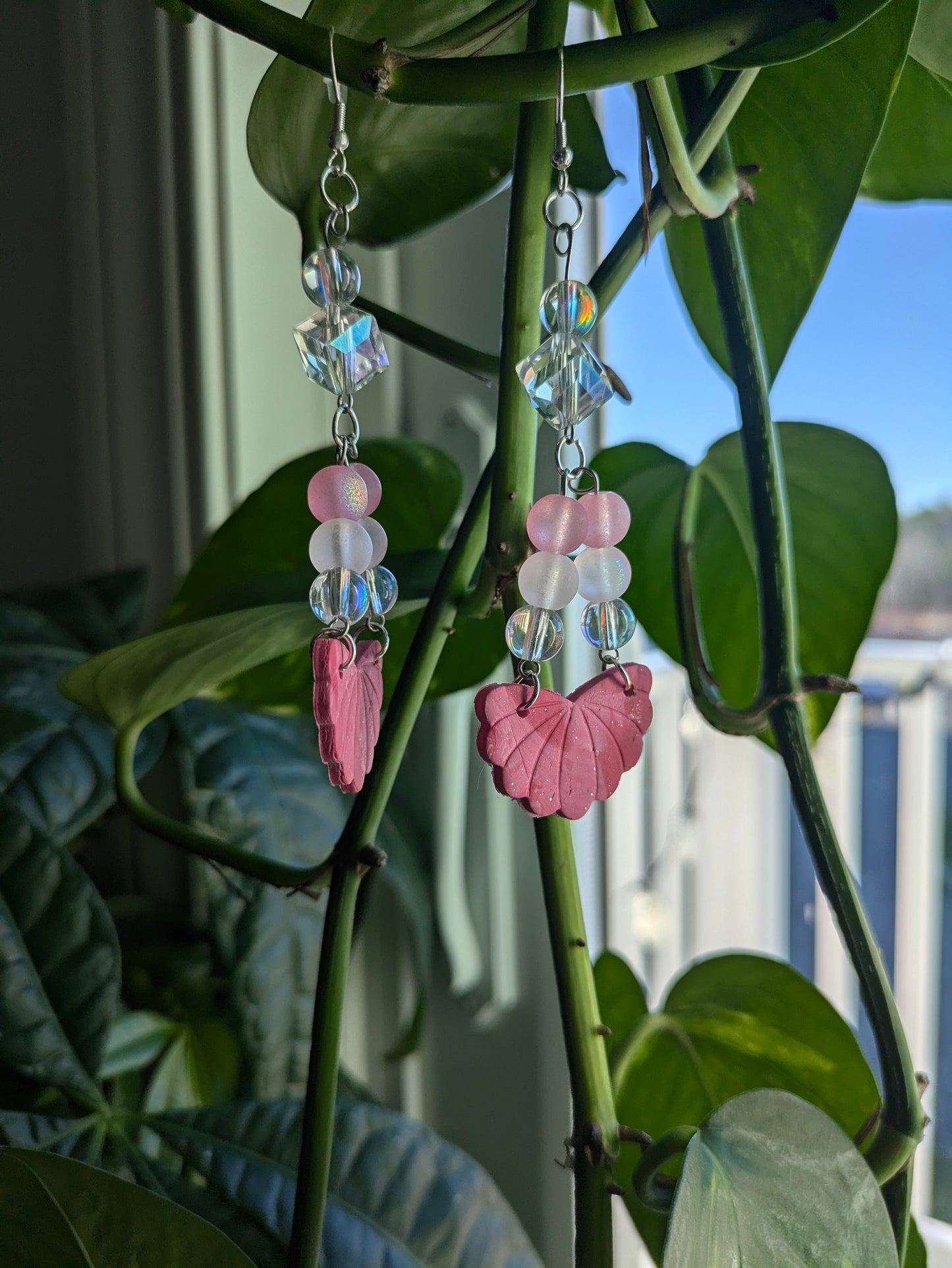 Pink dangles